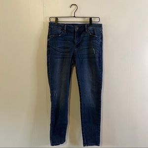 Slighty Distressed Medium/Dark Jeans